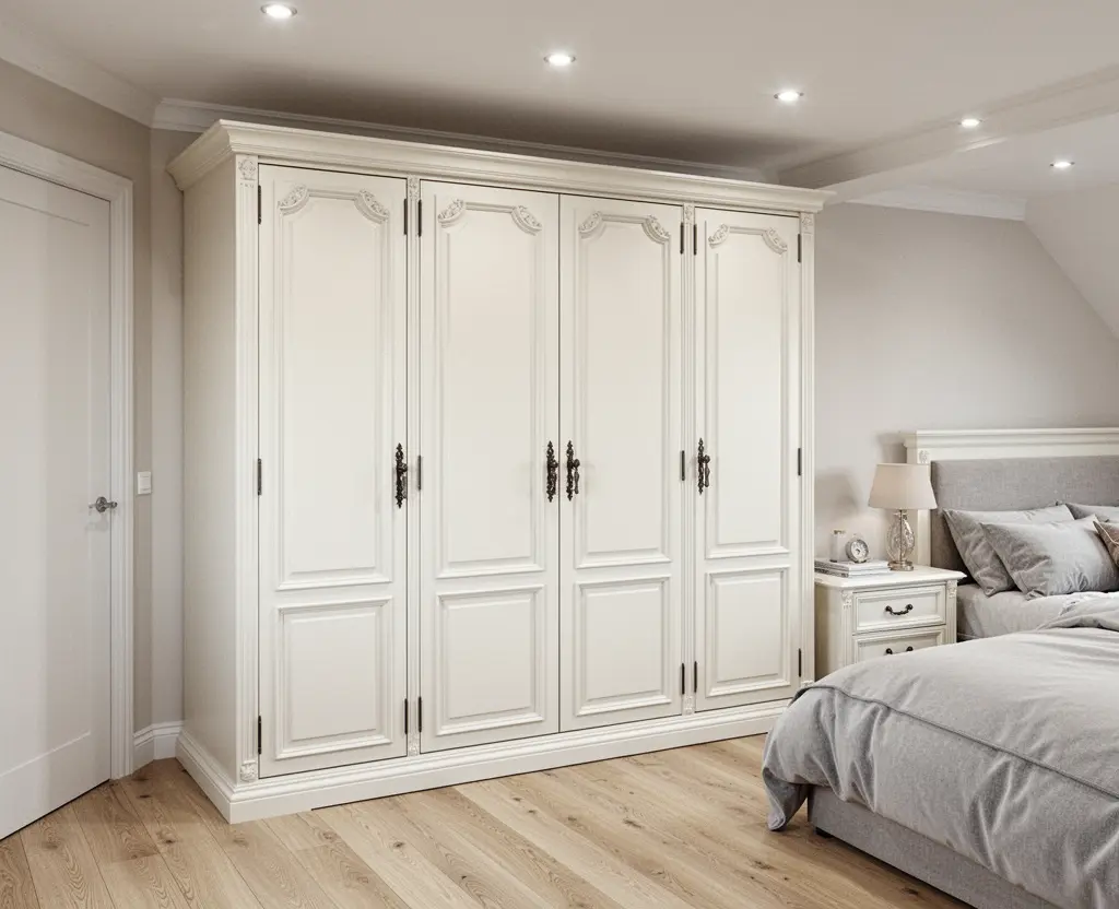 Классический шкаф с фасадами МДФ на заказ