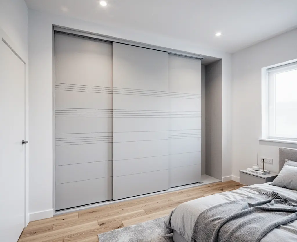 Встроенный шкаф под потолок на заказ в Бресте