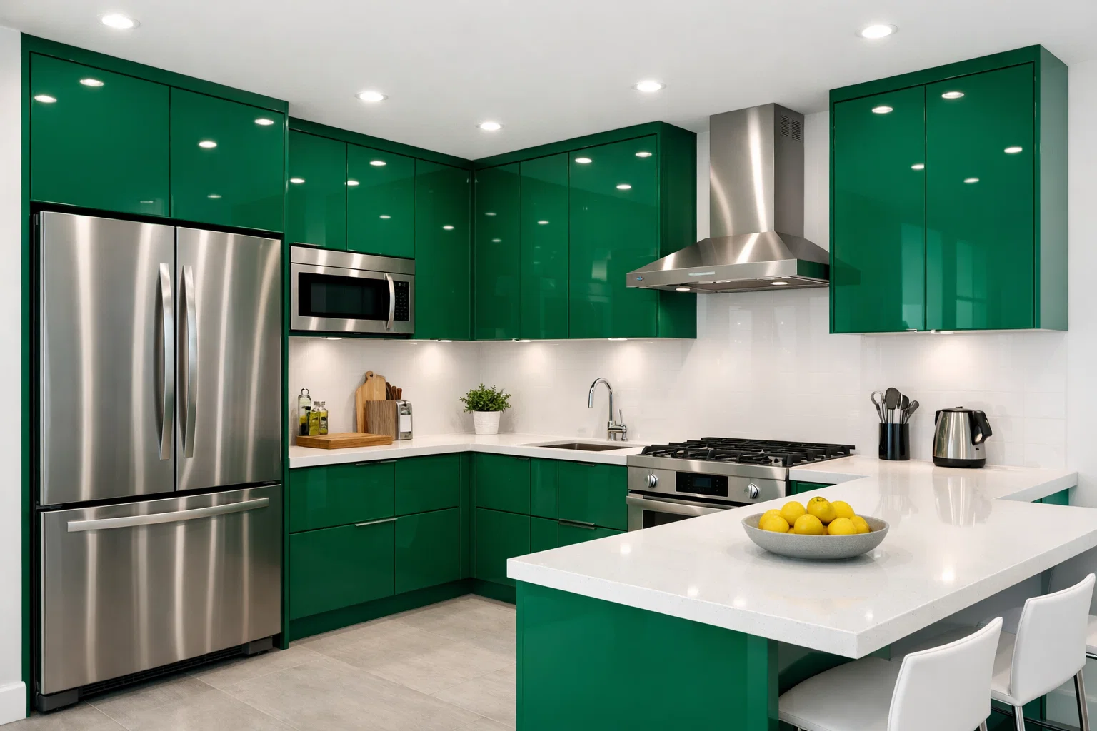 Кухня с HPL фасадами на заказ в Бресте