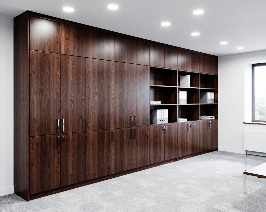 Шкаф под тёмное дерево на заказ