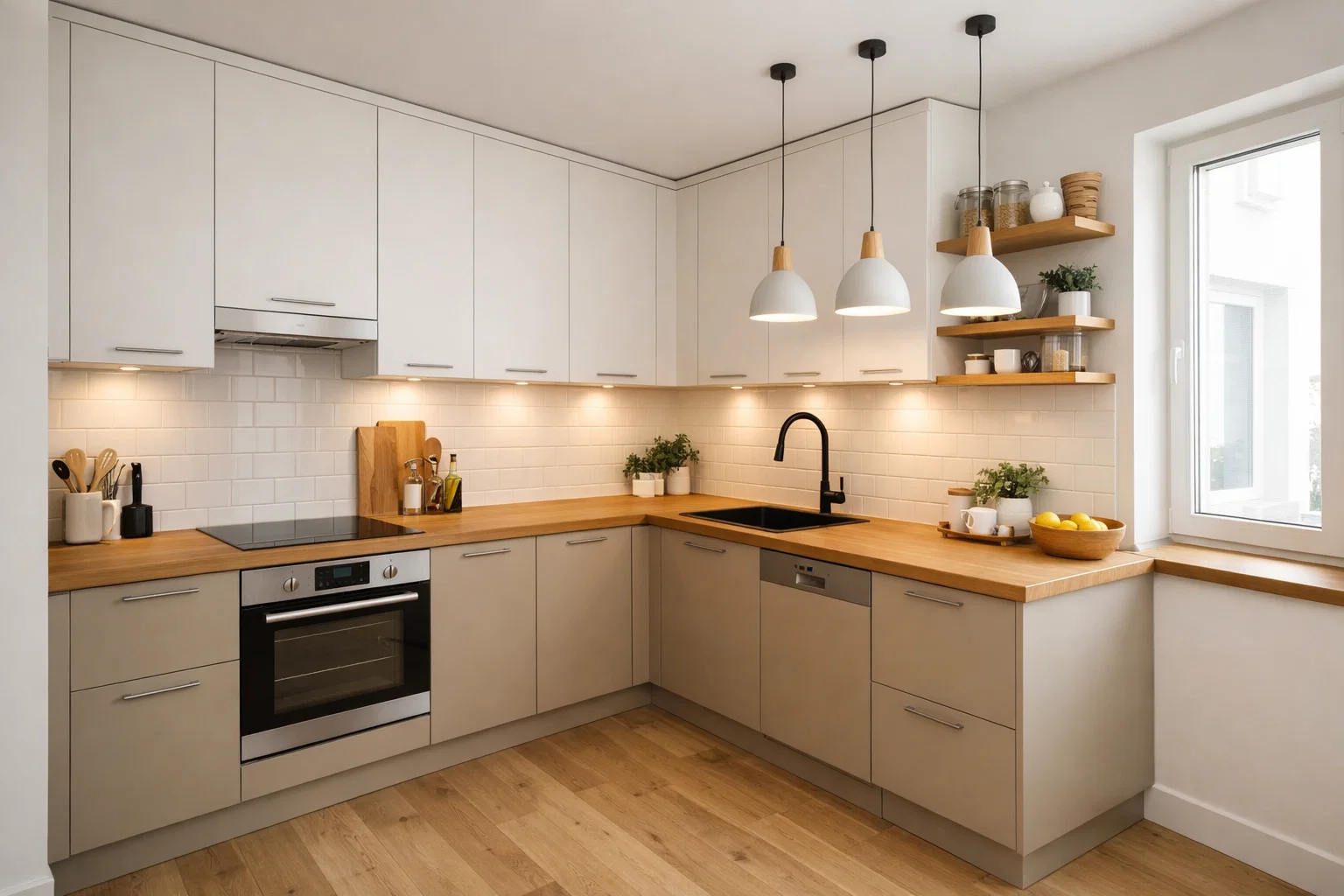 Угловая кухня на заказ в Бресте