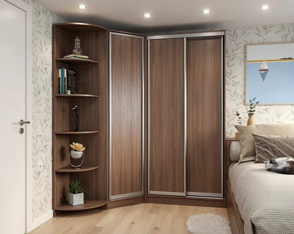 Встроенный шкаф в мансарде на заказ в Бресте